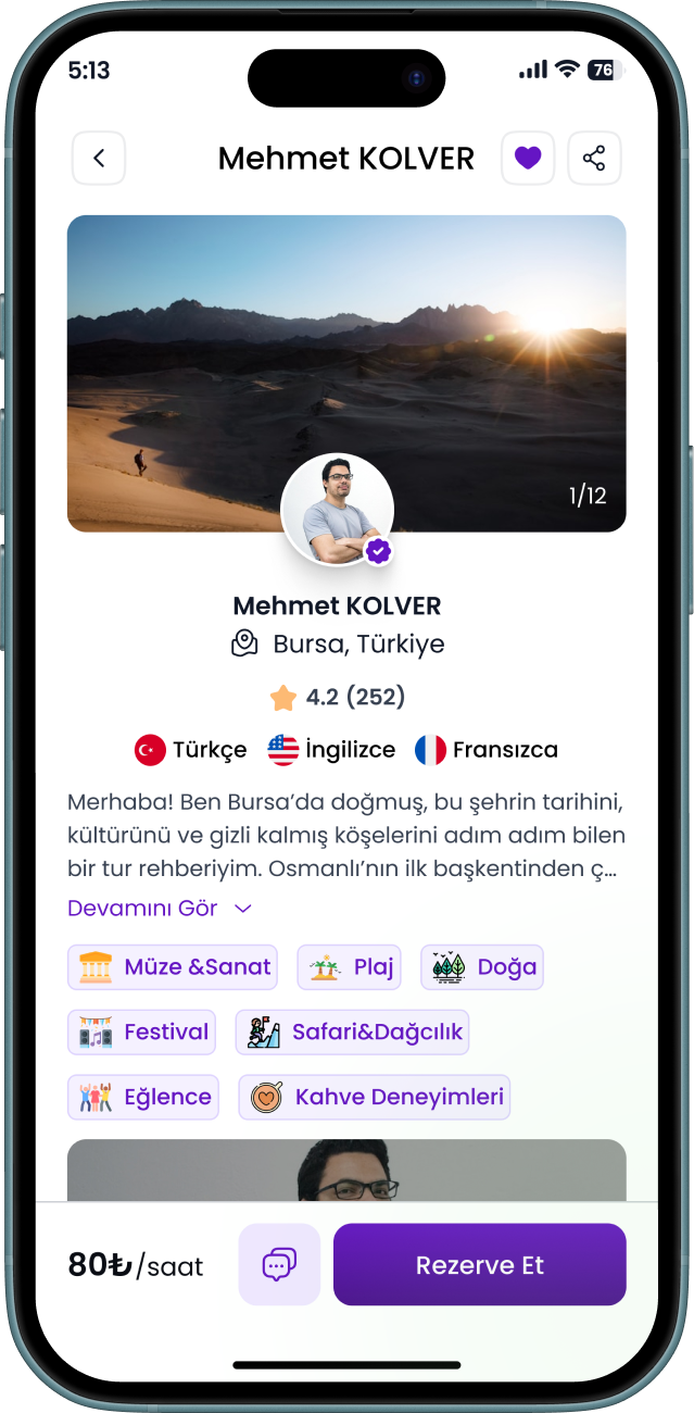 TakeMarco mobil uygulama ekran görüntüsü